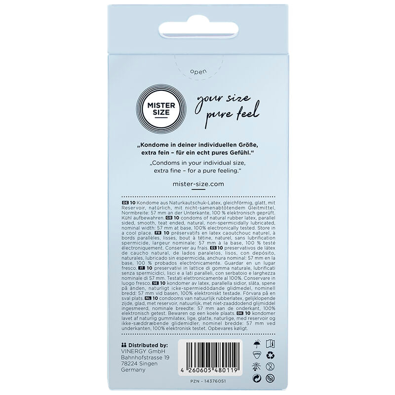 Preservativo Tamaño L 57 mm (10 Unidades)