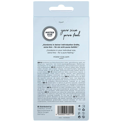 Preservativo Tamaño L 57 mm (10 Unidades)