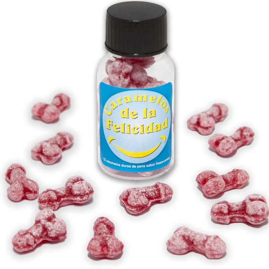 Dulces Picantes de Fresa y Cereza con Forma de Pene