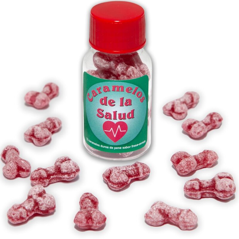 Dulces Saludables con Forma de Pene Fresa/Cereza
