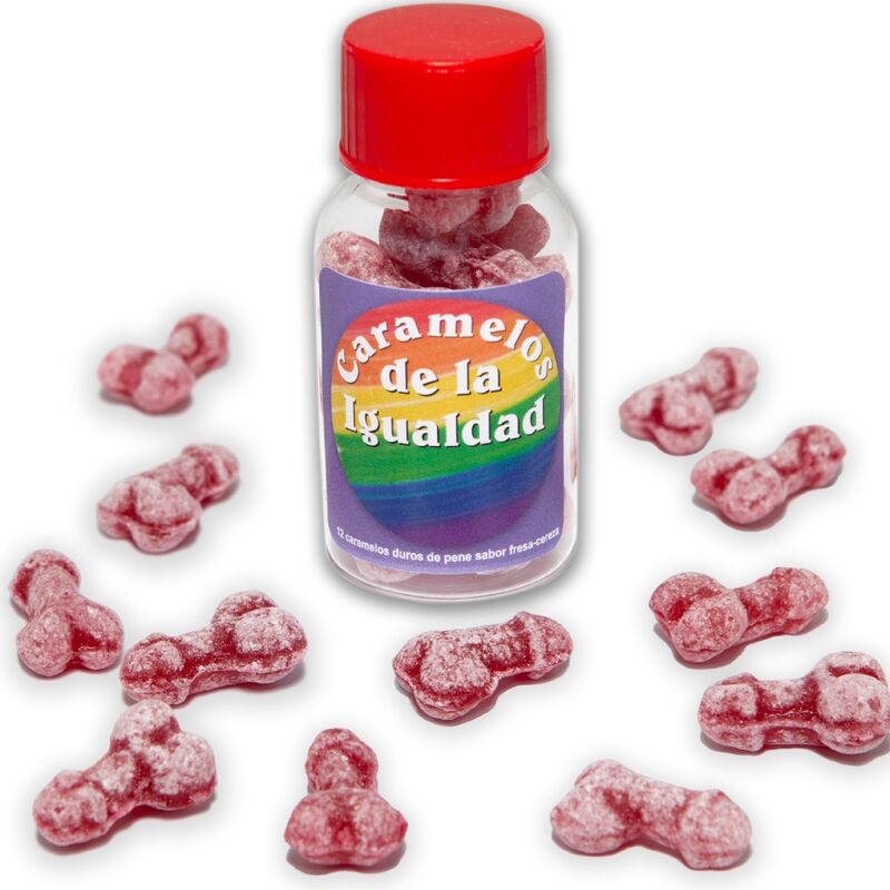 Dulces Comestibles Picantes de Fresa y Cereza