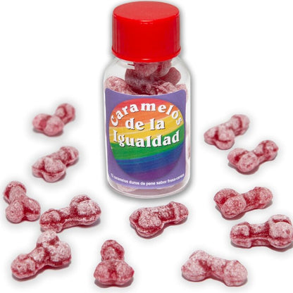 Dulces Comestibles Picantes de Fresa y Cereza