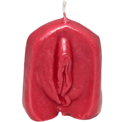 Vela Decorativa con Forma de Vagina Roja