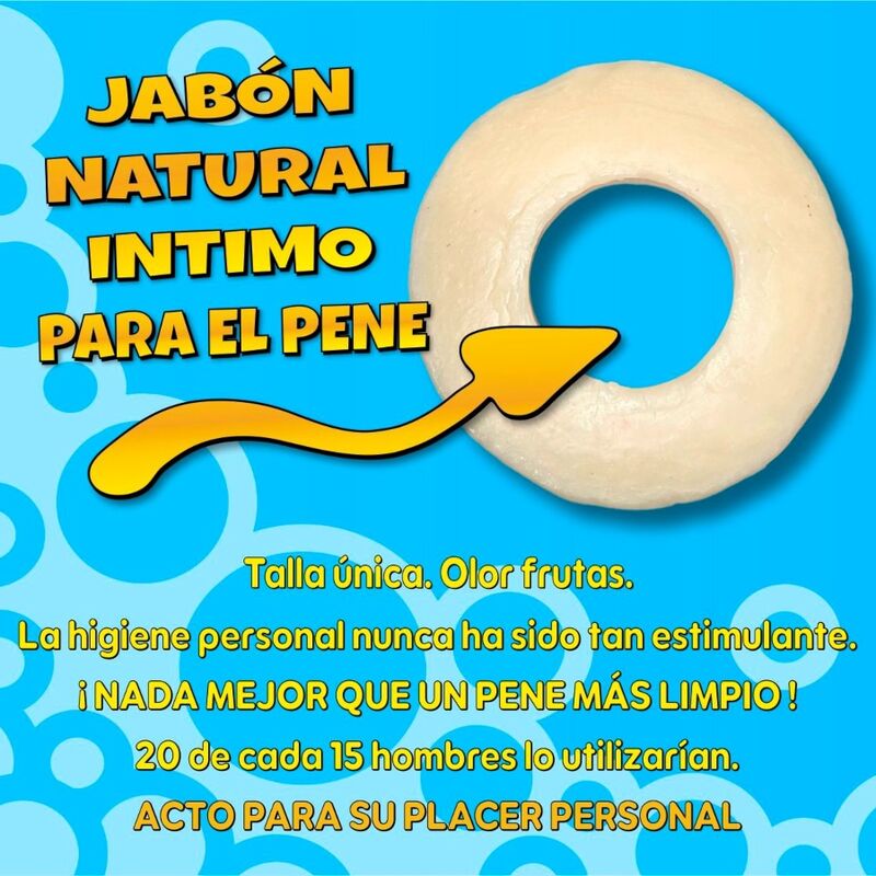 Jabón Perfumado para Higiene Masculina en Formato Donut