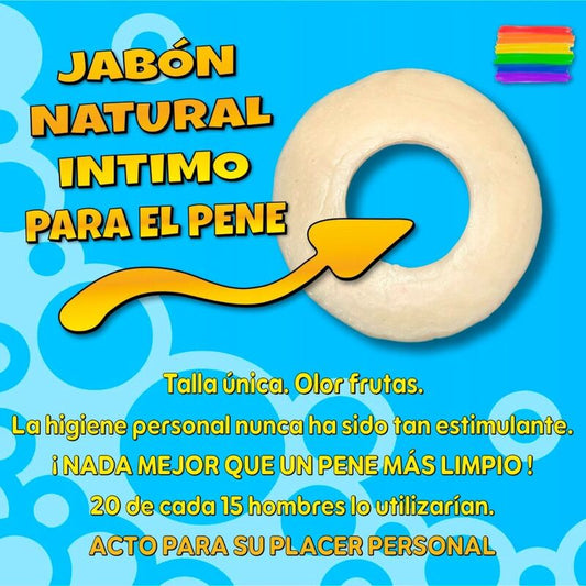 Jabón Perfumado para Higiene Íntima Masculina - Formato Donut