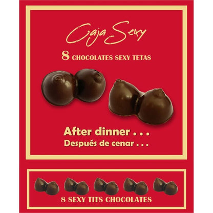 Chocolates con Forma de Pecho (8 Unidades)