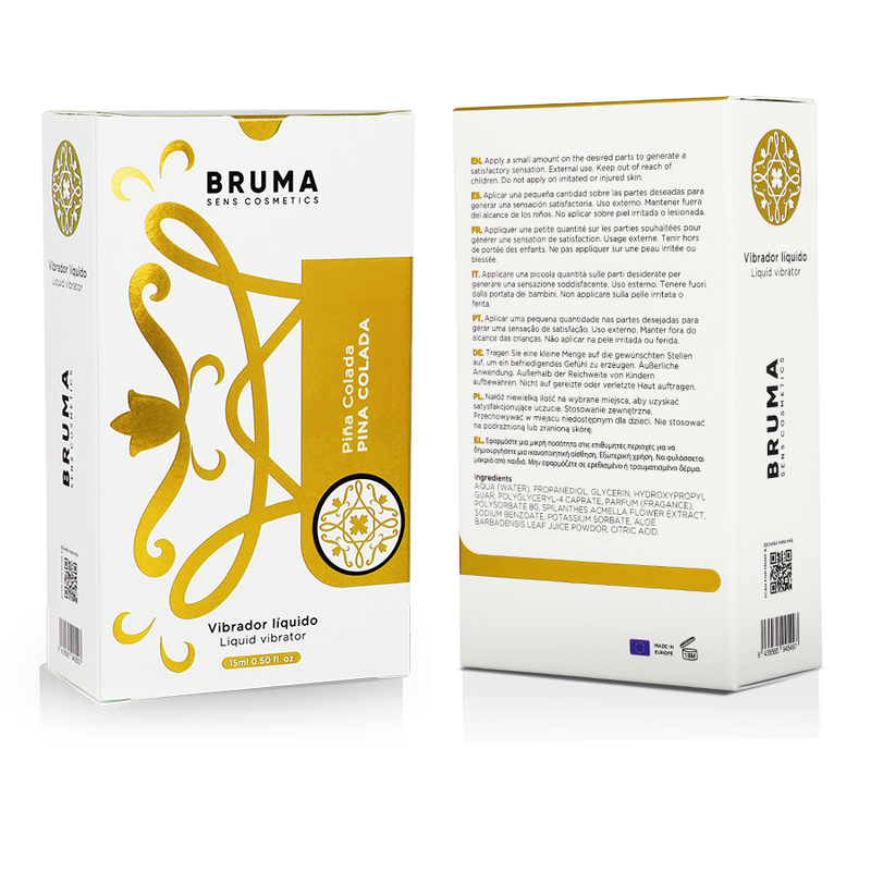 Vibrador Líquido Ultra Deslizante Piña Colada 15ml