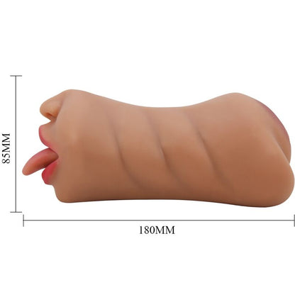 Masturbador Masculino Doble: Boca y Vagina Realistas