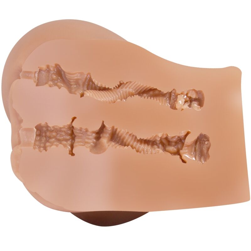 Vibrador Realista Doble con Control Remoto para Vagina y Ano