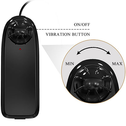 Masturbador Realista Doble Entrada con Control Remoto