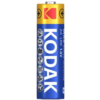 KODAK Pilha Alcalina AA LR6, pacote com 20 unidades