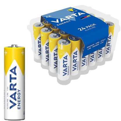 VARTA - PAQUETE DE PILAS ALCALINAS AA LR6*24 PILAS
