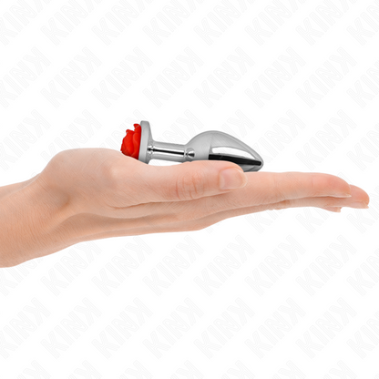 KINK - PLUG ANAL ROSA ROJO TALLA S