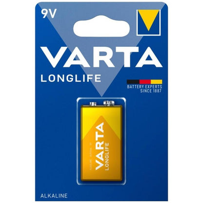 VARTA - BLISTER DE PILAS ALCALINAS LR61 DE 9 V DE LARGA DURACIÓN*1