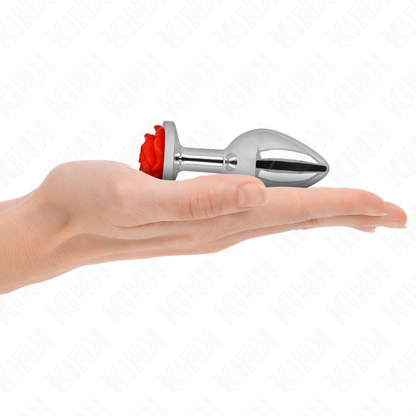 KINK - PLUG ANAL ROSA ROJO TALLA M