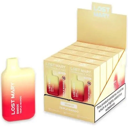 LOST MARY - BM600 VAPORIZADOR DE NICOTINA 2% DESECHABLE TRIPLE FUNDA