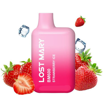 LOST MARY - BM600 VAPORIZADOR DE NICOTINA 2% DESECHABLE FRESA HIELO