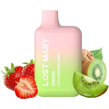 LOST MARY - BM600 VAPORIZADOR DE NICOTINA 2% DESECHABLE FRESA KIWI