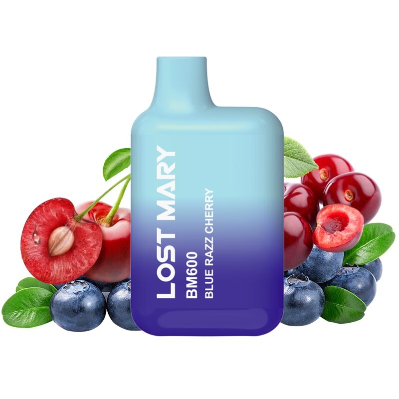 LOST MARY - BM600 VAPORIZADOR DE NICOTINA 2% DESECHABLE AZUL FRAMBUESA CEREZA