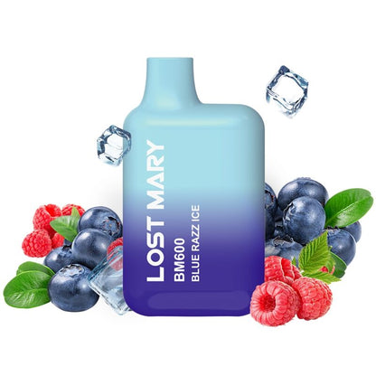 LOST MARY - BM600 VAPORIZADOR DE NICOTINA 2% DESECHABLE BLUE RAZZ ICE