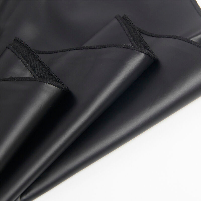 Vestido sexy SUBBLIME em couro PU preto com alças ajustáveis para um look elegante e sedutor.