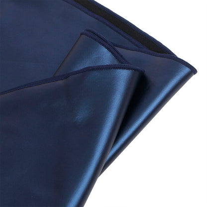 SUBBLIME Vestido Sexy com Alças Couro PU Azul L/XL, mostrando detalhes do material e design.