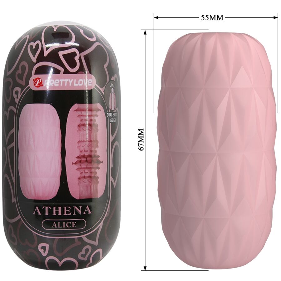 Pack de 15 Masturbadores Masculinos PRETTY LOVE Athena Alice Egg Stroker com texturas variadas.