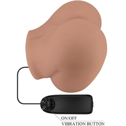 Vibrador con Vagina Realista, Ano y Control Remoto