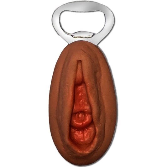 Abridor de Botellas Divertido con Forma de Vagina Mulata