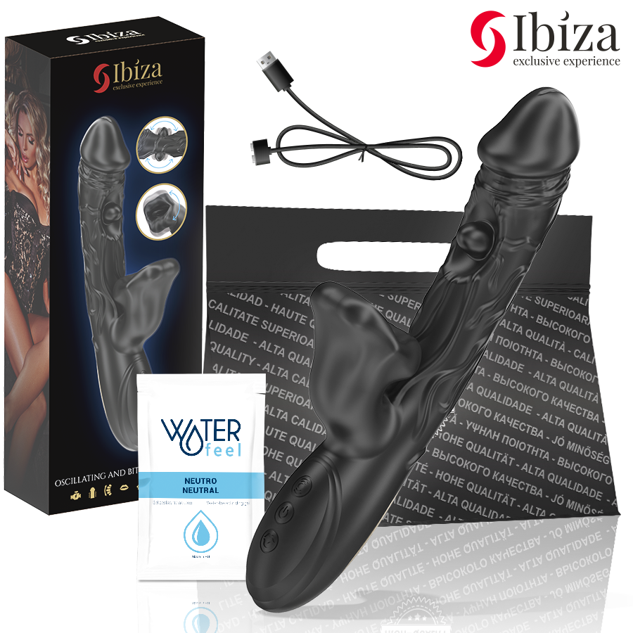 IBIZA Vibrador Estimulador Clitoriano 3 Motores com Efeito Mordida
