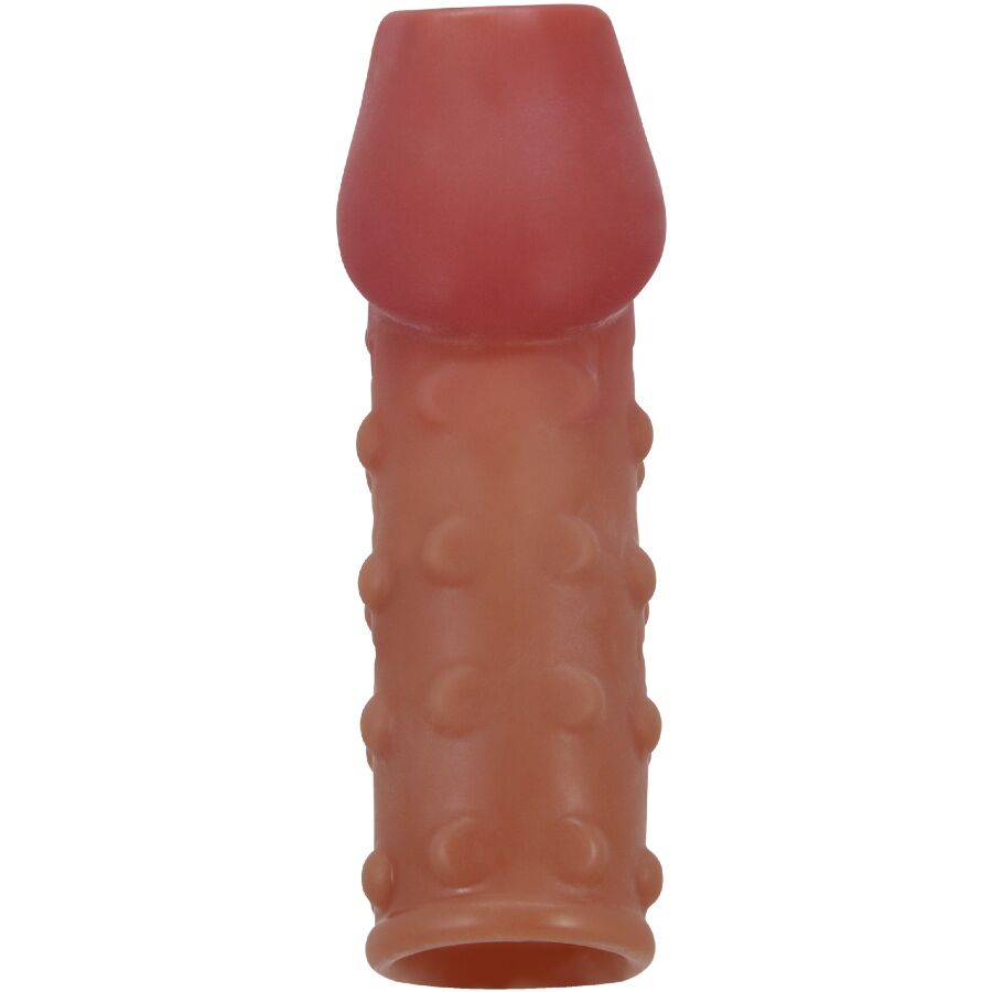 Manga para pénis PRETTY LOVE apertada e volumosa em material TPE, para ereções mais fortes e prazer prolongado.