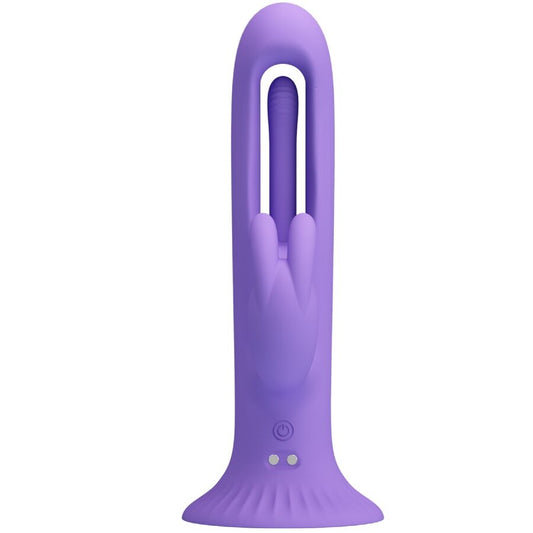 Close-up of the PRETTY LOVE Vibrador de Coelho Killmoulis com 12 Modos e Língua showing its design and features.