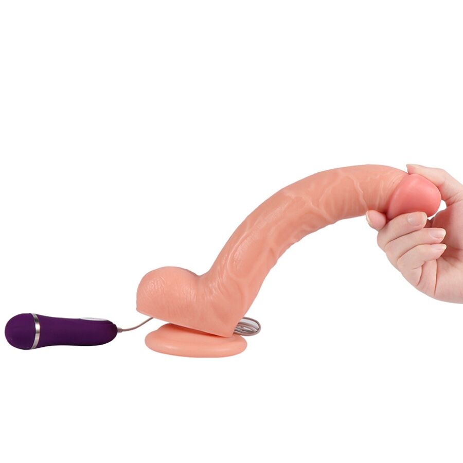 SHEQU - DILDO VIBRADOR OPTIMUS CON CONTROL REMOTO 28 CM