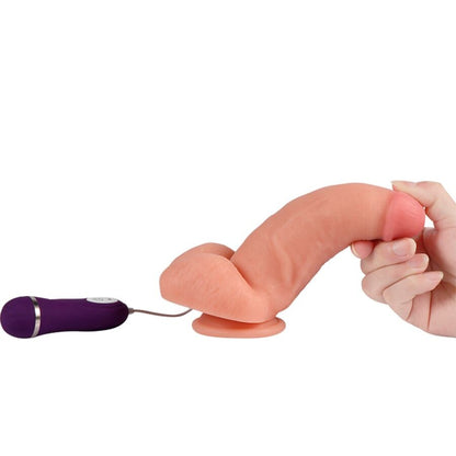 SHEQU - DILDO VIBRADOR RED EAGLE CON CONTROL REMOTO 17 CM