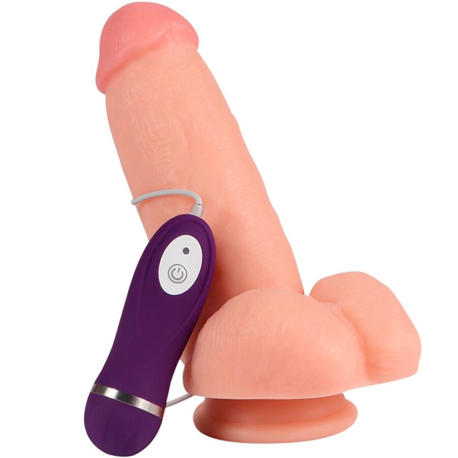 SHEQU - DILDO VIBRADOR RED EAGLE CON CONTROL REMOTO 17 CM