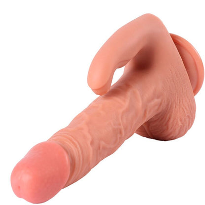 SHEQU - DILDO HAYDEN Y ESTIMULADOR DE CLÍTORIS CON VIBRACIÓN Y CONTROL REMOTO 16 CM