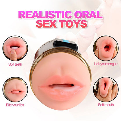 SHEQU - KAY MASTURBADOR DOBLE CON DOBLE BOCA Y VIBRACIÓN VAGINAL