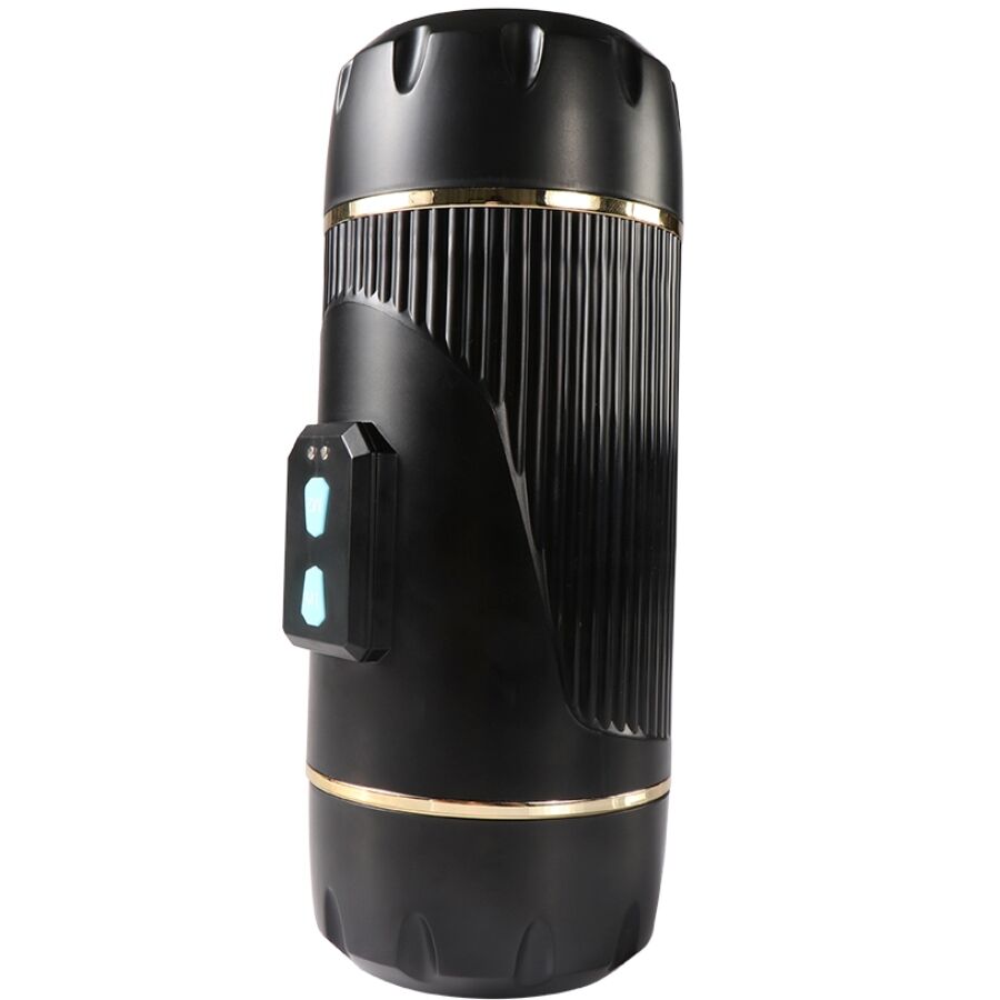 SHEQU - KAY MASTURBADOR DOBLE CON DOBLE BOCA Y VIBRACIÓN VAGINAL