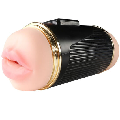 SHEQU - KAY MASTURBADOR DOBLE CON DOBLE BOCA Y VIBRACIÓN VAGINAL