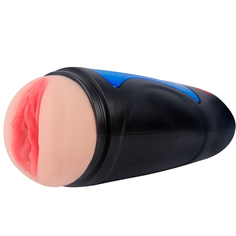 SHEQU - MASTURBADOR DE VAGINA RENEE APRIETABLE CON VIBRACIÓN EN ESTUCHE