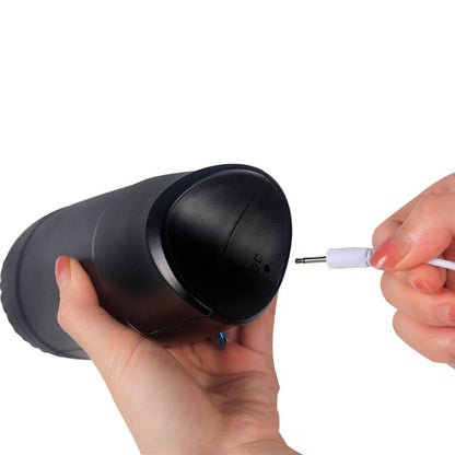 SHEQU - MASTURBADOR DE VAGINA RENEE APRIETABLE CON VIBRACIÓN EN ESTUCHE