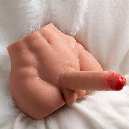 XISE - DILDO PEEL MASTURBADOR REALISTA POSICIÓN FRONTAL CON EMPUJE 17.5 CM