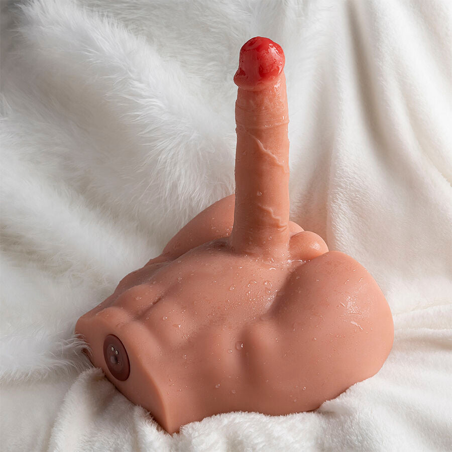 XISE - DILDO PEEL MASTURBADOR REALISTA POSICIÓN FRONTAL CON EMPUJE 17.5 CM