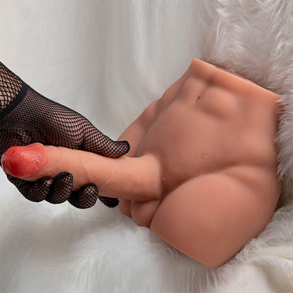 XISE - DILDO PEEL MASTURBADOR REALISTA POSICIÓN FRONTAL CON EMPUJE 17.5 CM