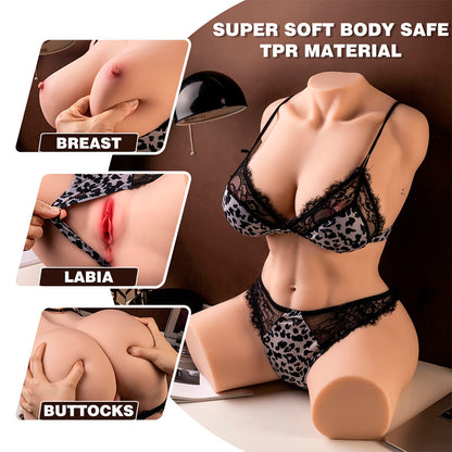 XISE - MURIEL TORSO FEMENINO REALISTA CON FUNCIÓN DE PROPULSIÓN 55 CM