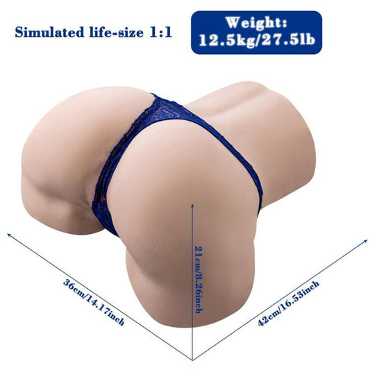 XISE - GINA MASTURBADOR MULTIPOSICIÓN VAGINA REALISTA CON VIBRACIÓN Y CONTROL REMOTO