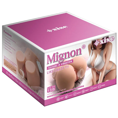 XISE - MASTURBADOR MIGNON CON VAGINA REALISTA Y VIBRACIÓN, CON CONTROL REMOTO, 6 KG