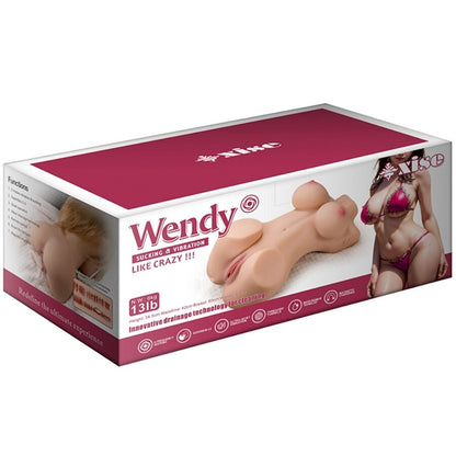 XISE - WENDY CHUPADOR DE TORSO FEMENINO CON VIBRACIÓN Y CONTROL REMOTO 6 KG