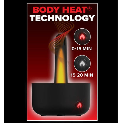 Masturbador Automático Milk Me Hotter con Vibración de Efecto Calor e Impulsión