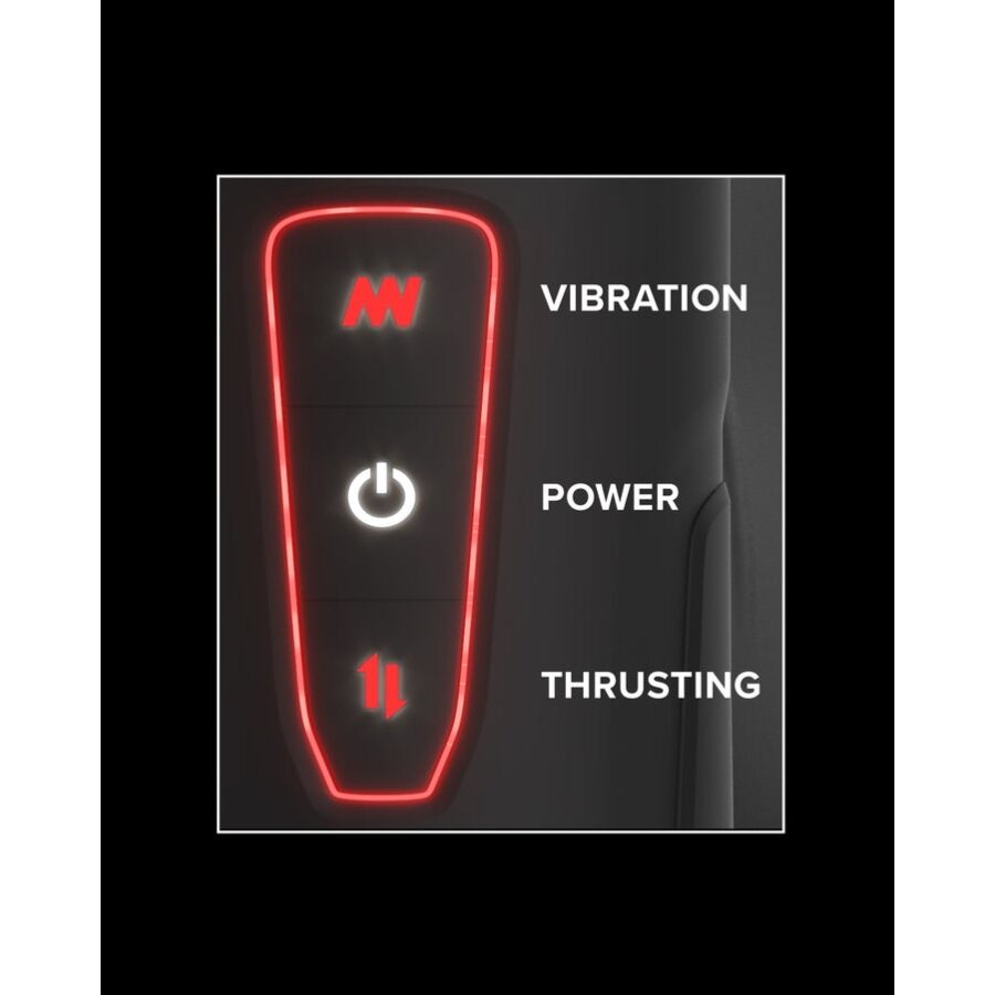 Masturbador Automático Milk Me Hotter con Vibración de Efecto Calor e Impulsión